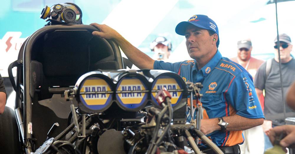 World Champ Capps Drops from NHRA Points Lead at Charlotte