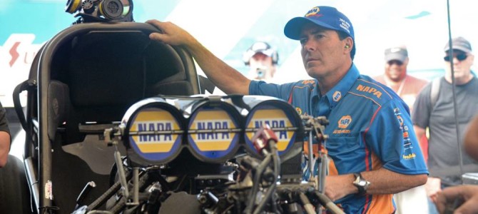 World Champ Capps Drops from NHRA Points Lead at Charlotte