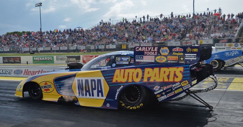 First-Round Exit for Ron Capps at NHRA Heartland Nationals