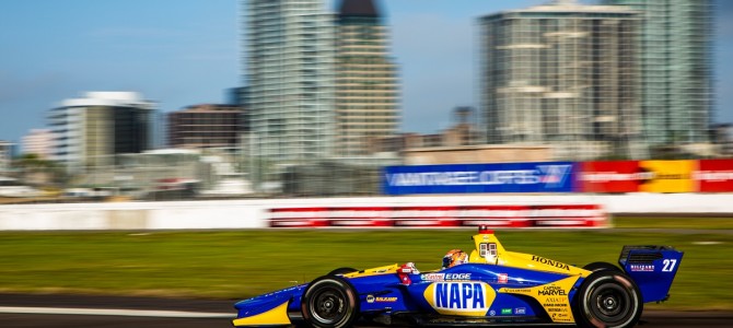 Rossi Grabs Solid Top-Five in IndyCar 2019 Season Opener