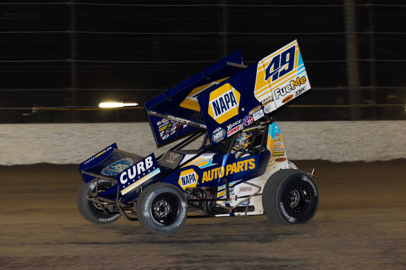Brad Sweet NAPA AUTO PARTS 49 DIRTcar Nationals 2022 