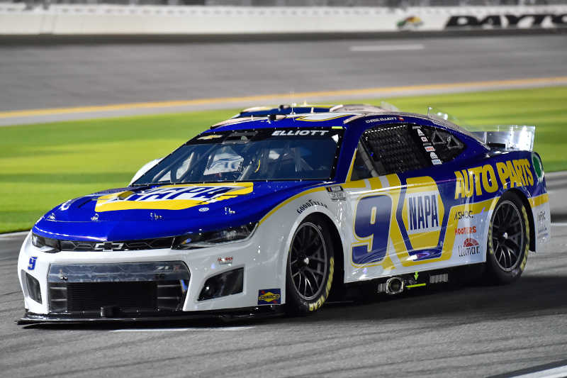 #9: Chase Elliott, Hendrick Motorsports, Chevrolet Camaro NAPA Auto Parts