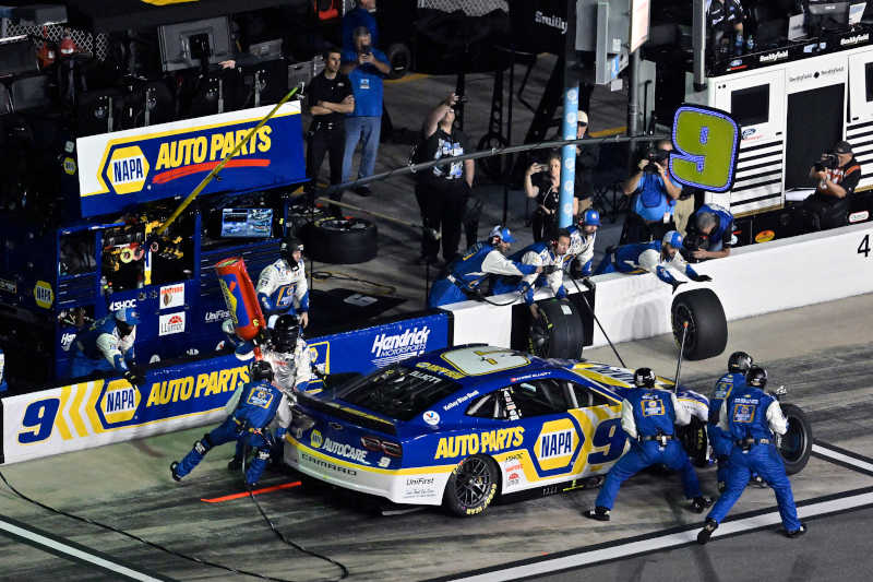 #9: Chase Elliott, Hendrick Motorsports, Chevrolet Camaro NAPA Auto Parts