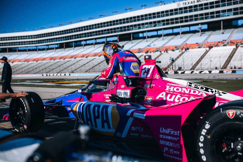 Alexander Rossi Texas Motor Speedway 2022 NAPA AUTO PARTS 27 