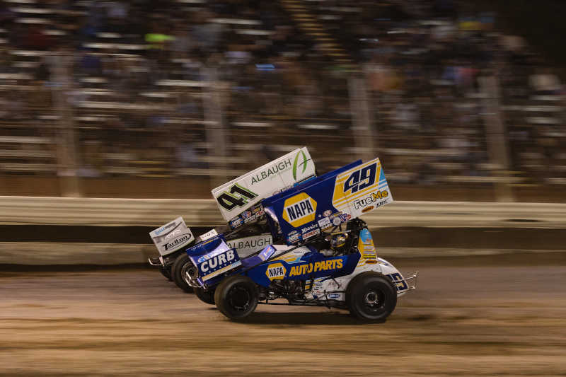 Brad Sweet NAPA AUTO PARTS 49 Merced Speedway California 2022 