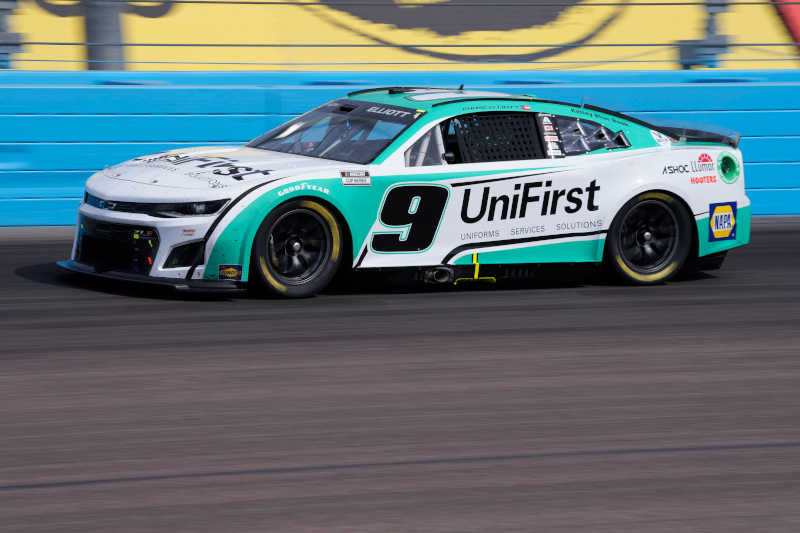 #9: Chase Elliott, Hendrick Motorsports, UniFirst Chevrolet Camaro