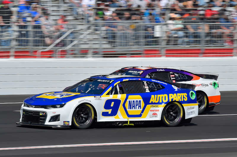 #9: Chase Elliott, Hendrick Motorsports, NAPA Auto Parts Chevrolet Camaro