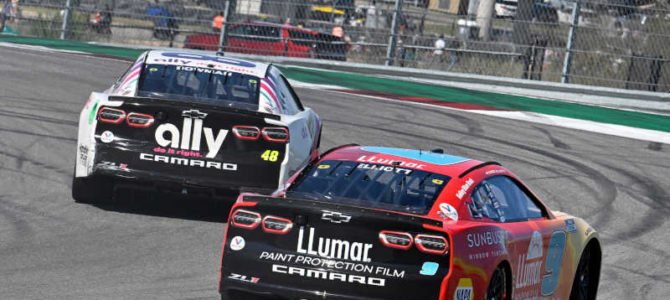 Elliott Finishes Fourth in Wild Race at COTA