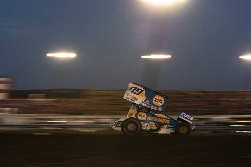 Brad Sweet NAPA AUTO PARTS 49 Outlaws Devil's Bowl 2022