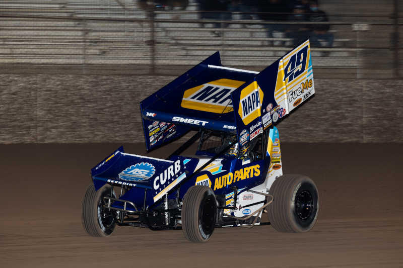 Brad Sweet NAPA AUTO PARTS 49 Outlaws Vado 2022 win 