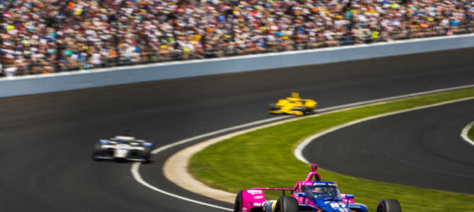 Rossi Advances through Indy 500 Field to Score Top-Five Finish