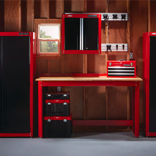 tidy tool storage area