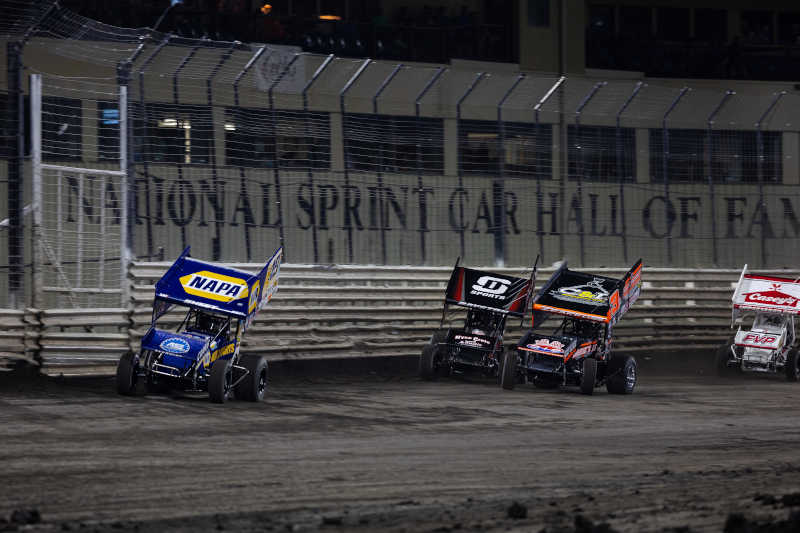 Brad Sweet 49 Knoxville NAPA AUTO PARTS 2022 leading