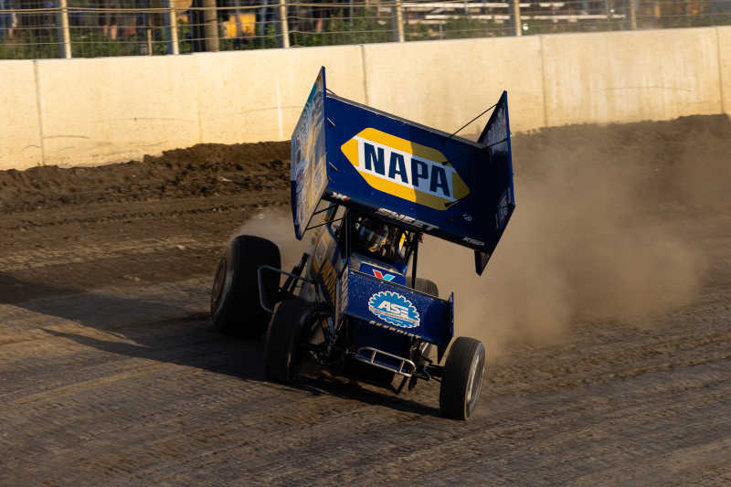 Brad Sweet Bridgeport 2022 NAPA AUTO PARTS 49 Outlaws sprint car