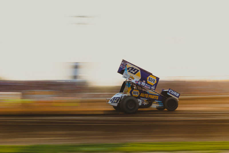 Brad Sweet Bridgeport 2022 NAPA AUTO PARTS 49 Outlaws sprint car