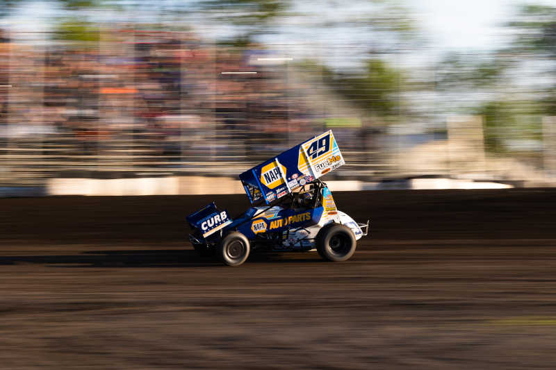 Brad Sweet NAPA AUTO PARTS River Cities Speedway 2022 outside